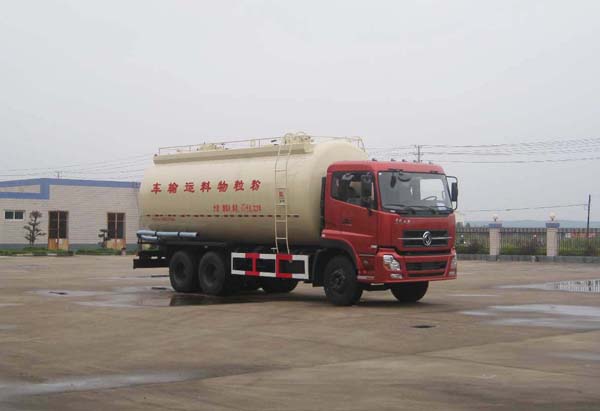 天龙后双桥粉粒物料运输车