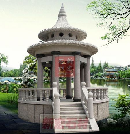 石雕凉亭 石亭