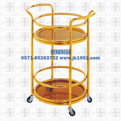 供应JS-002a、圆形酒水车、服务车、手推车