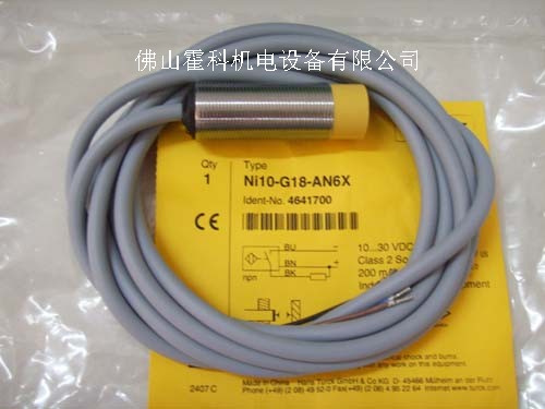 TURCK接近开关NI10-G18-AN6X，NI10-G18-AP6X